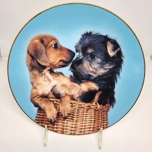 Puppy Pals Collector's Plate Armstrong Porcelain